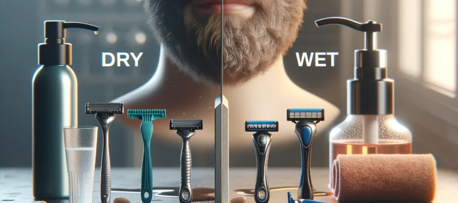 Unterschiede zwischen Trocken- und Nassrasierern fuer Maenner