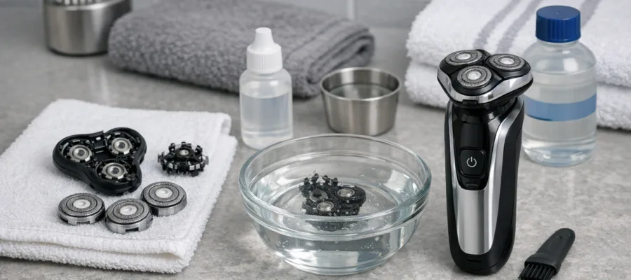 Rasierer reinigen: Schritt-fuer-Schritt Anleitung fuer hygienische Pflege
