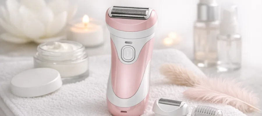 Sanfte Rasierer fuer empfindliche Hautpartien bei Frauen