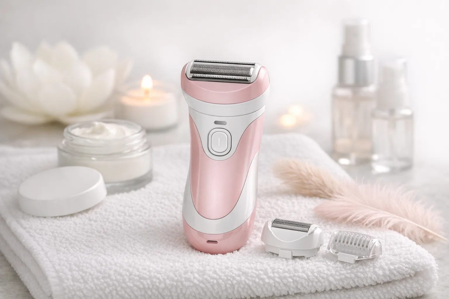 Sanfte Rasierer fuer empfindliche Hautpartien bei Frauen