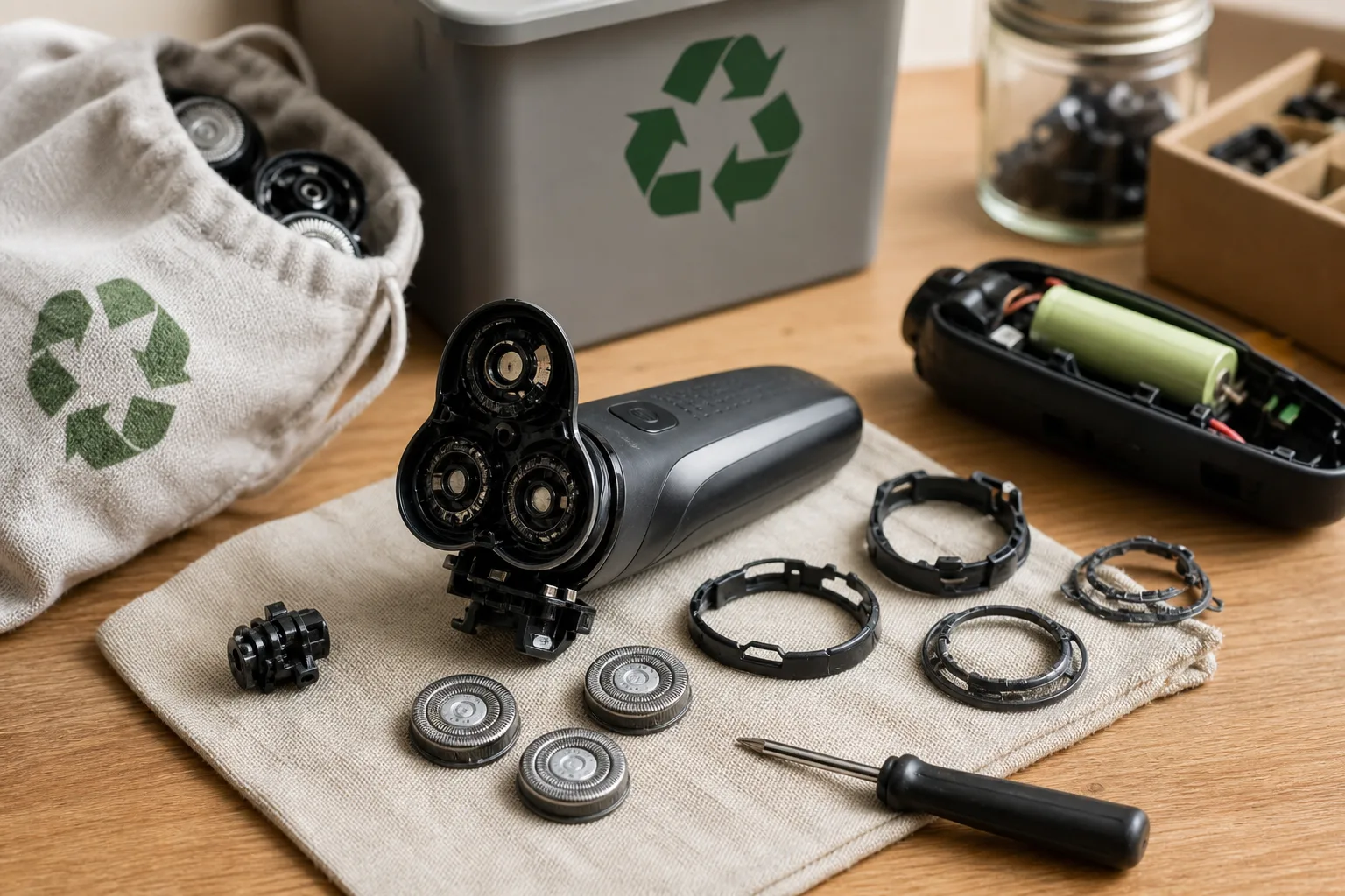 Nachhaltiger DIY Umgang mit Rasierern: So reparierst und recycled du deinen Rasierer