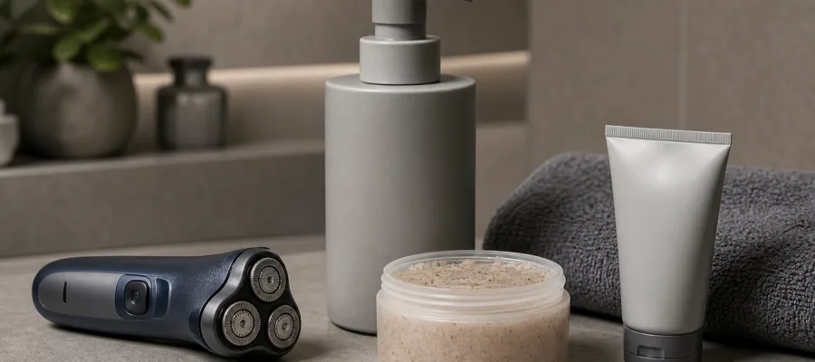 How-to: Haut auf die Rasur mit dem Rasierer vorbereiten – Reinigung und Peeling richtig anwenden